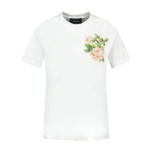 Simone Rocha Rose Banquet T Shirt - Cotton - White - NWT